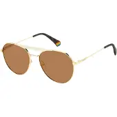Polaroid Zonnebril PLD 6211/S/X 57/17/145 Goud paars RVS UNISEX PLD 6211/S/X