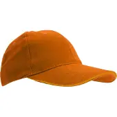 Sols Unisex Buffalo 6 Panel Baseball Cap (Oranje)