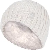 Heat Holder Dikke dikke geribbelde muts voor meisjes - Buttercream