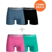 Muchachomalo Heren Boxershorts - 2+2 Pack - Mannen Onderbroeken