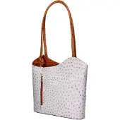Gave Lux Rugzak vrouwen GREY/COGNAC