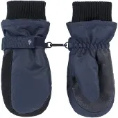 Heat Holder Kinderen Winter Fleece Gevoerde Thermische Ski Sneeuw Wanten - Blauw