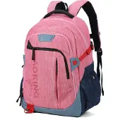 Aoking Rugzak blauw / grijs / rosé / bloedrood