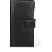 Gave Lux Uni portemonnee, gemaakt van echt leer, met knoopsluiting. Handgemaakt, ambachtelijk product