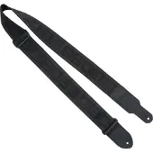 BOSS BSM-20-BB Monogram Guitar Strap Black Logo on Black