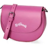 John Richmond Schoudertas fuchsia / zilver