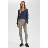 Soaked in luxury Leggings 'Kaylee' taupe