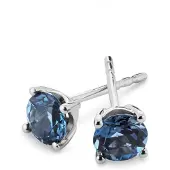 Orolino Ohrringe Gold 585 mit 2x Blautopas (beh.) London Blue