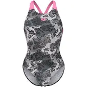 Arena Badpak 'CAMO V BACK' pink / pastelroze / zwart