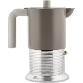 Alessi Vite PM01/6 WG Moka pot, 6 kopjes - Grijs