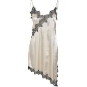 Noisy May Jurk beige / zwart