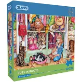 Gibsons legpuzzel Puss in Boots 500XL katten puzzel volwassenen.
