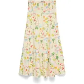 Vero Moda Rok 'VMElena' crème / geel / groen / rood