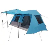 vidaXL Tunneltent Blauw 400 x 278 x 182 cm