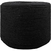vidaXL Katoenen Touw 4 mm 250 m Zwart 100% katoen