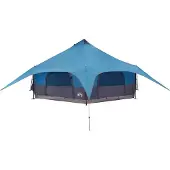 vidaXL Familietent 18-persoons Blauw 185T Polyester met PU Coating