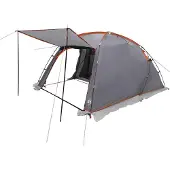 vidaXL Tunneltent Grijs en Oranje 361 x 235 x 147 cm