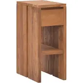 vidaXL Nachtkastje 20x35x50 cm massief teakhout