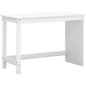 vidaXL Bureau en rolkast set MOSS 2 st Wit