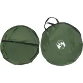 vidaXL Pop-up Toilet Tent met Hangtouw 97 x 126 cm Groen