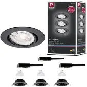 Paulmann 94951 LED-inbouwlamp LED GU10 4 W Zwart (mat)