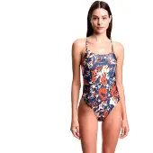 Emporio Armani Dames Badpak Piece blauw (S), Strandkleding, Polyamide EW000797_AF20242