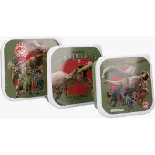 Jurassic World Snackdoosjes - Set van 3 - Voor school en onderweg