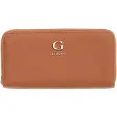 GUESS portemonnee Coleen SLG Zip Around Wallet Caramel bruine