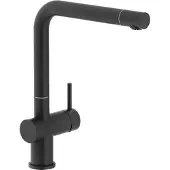 Franke Keukenkraan Zwart Active Plus Matt Black Met Vaste Uitloop 1150524888