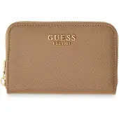 GUESS portemonnee Amorette SLG Zip Around Wallet Beige Lichtbruin