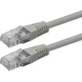 Roline Cat.6 (Class E) Patch Cable, UTP, PoE, grijs, 20 m