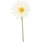 Easyplants | Kunstbloem Gerbera 53 cm wit | Zijde | Nepbloemen | wit | Onderhoudsvrij | Kant-en-klaar