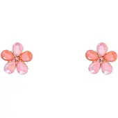 Go Dutch Label Oorknoppen Flower Stud Pink