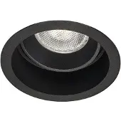Berla Lighting Inbouwspot Rond Mat Zwart Verdiept GU10