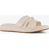 Mexx XX by dames slippers met studs beige maat 37