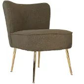 Lizzely Garden & Living Fauteuil zitbank 1 persoons Teddy groen stoel