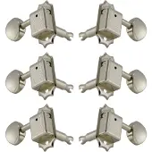Grover 133N Deluxe Guitar Machine Heads,3+3,Nickel Gitaar stemmechanieken