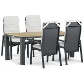 Lifestyle Garden Furniture Lifestyle Vivaro/Veneto 180x90 cm dining tuinset 5-delig