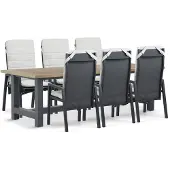 Lifestyle Garden Furniture Lifestyle Vivaro/San Francisco 260x100 cm dining tuinset 7-delig