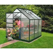 Pergart Tuinkas Venus 3800 - Polycarbonaat 6mm - Smaragd - 195x195x197cm