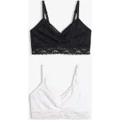 Bonprix Bralette met zacht kant (set van 2) maat 38