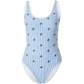 Tommy Hilfiger Badpak navy / azuur / wit