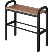 Yamazaki Schoenenrek met Houten Plank - Tower - Zwart