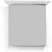 Bella Donna Jersey La Piccola Topperhoeslaken 90x190-200 cm mistgrijs-0700