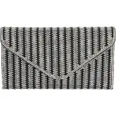 Faina Clutch zwart / wit