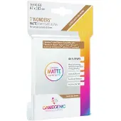 GameGenic Sleeves Matte 7 Wonders 67x103mm (80 stuks)