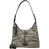 Burkely Schoudertas beige / zwart