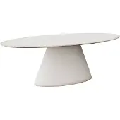 Goossens Eettafel Stone, Ovaal 240 x 120 cm