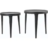 Light & Living bijzettafel tobias Ø43x45.5cm - set van 2