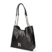 John Richmond schoudertas Vrouwen BLACK AND SILVER